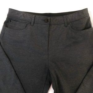 Chicos So Slimming Charcoal Grey Ponte Five Pocket Pant - 6P
